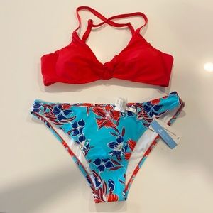 Red/floral Cupshe bikini!